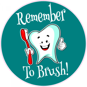 Remember To Brush Your Teeth Decal - U.S. Customer Stickers