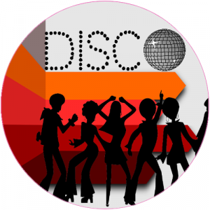 Retro Disco Dancing Decal - U.S. Customer Stickers