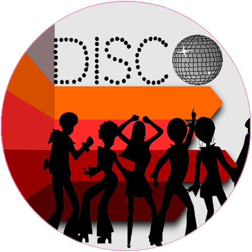 Retro Disco Dancing Decal - U.S. Customer Stickers
