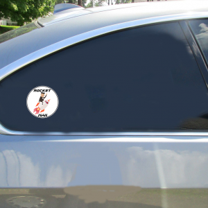 Rocket Man Kim Jong Un Sticker - Car Decals - U.S. Custom Stickers