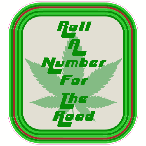 Roll A Number For The Road Decal - U.S. Customer Stickers