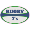 Rugby 7s Rugby Ball Decal - U.S. Customer Stickers