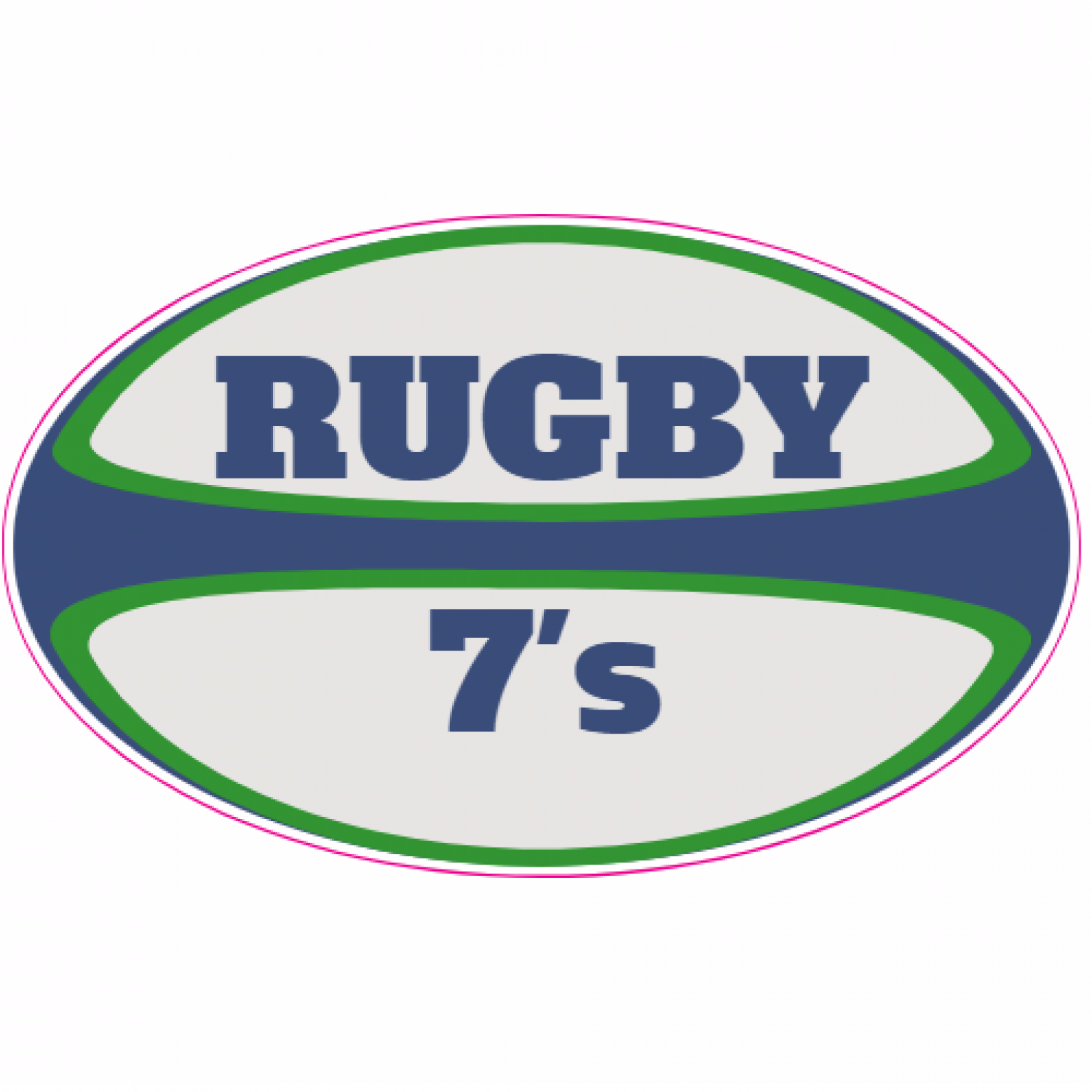 Rugby 7s Rugby Ball Sticker U.S. Custom Stickers