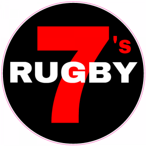 Rugby Sevens Black Circle Sticker - U.S. Custom Stickers