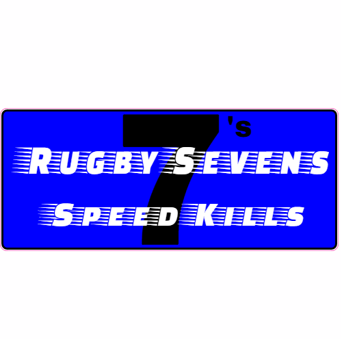 Rugby Sevens Speed Kills Bumper Sticker - U.S. Custom Stickers