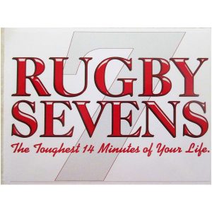 Rugby Sevens The Toughest 14 Minutes Of Your Life Sticker - U.S. Custom Stickers