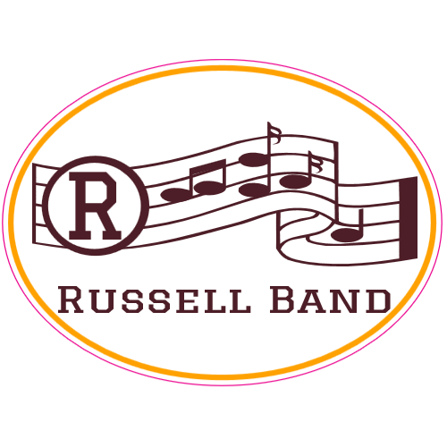Russell Band Notes Sticker - U.S. Custom Stickers