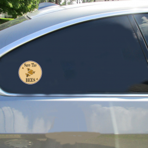 Save The Bees Sticker - Car Decals - U.S. Custom Stickers