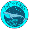 Save The Whales Sticker - U.S. Custom Stickers