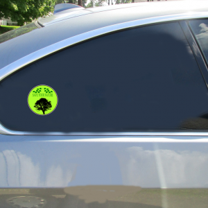 Save Your Nature Tree Circle Sticker - Car Decals - U.S. Custom Stickers