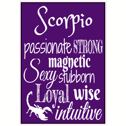 Scorpio Astrology Sticker - U.S. Custom Stickers