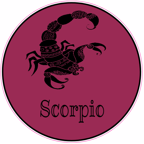 Scorpio Scorpion Sticker - U.S. Custom Stickers