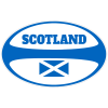 Scotland Rugby Ball Shaped Decal - U.S. Customer Stickers