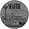 Seattle Washington Sticker - U.S. Custom Stickers