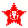 Second Place Red Star Decal - U.S. Customer Stickers