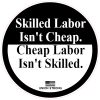 Skilled Labor Union Strong Circle Decal - U.S. Customer Stickers