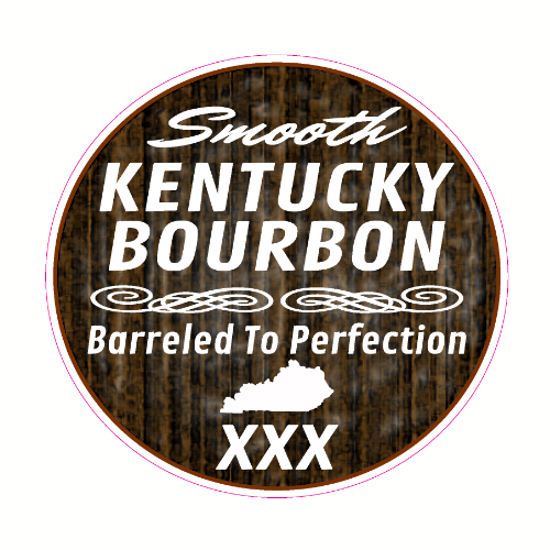 Smooth Kentucky Bourbon Decal - U.S. Customer Stickers