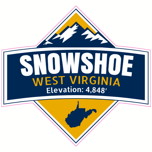 Snowshoe West Virginia Elevation Decal - U.S. Customer Stickers