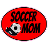Soccer Mom Ball Sticker - U.S. Custom Stickers
