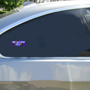 Spaced Out Space Sticker - Car Decals - U.S. Custom Stickers