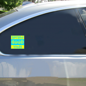 Spread Good Vibes Peace Sticker - Car Decals - U.S. Custom Stickers