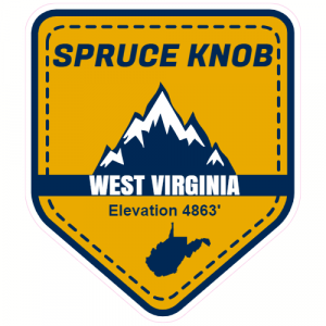 Spruce Knob West Virginia Decal - U.S. Customer Stickers