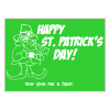 St Patricks Day Leprechaun Sticker - U.S. Custom Stickers