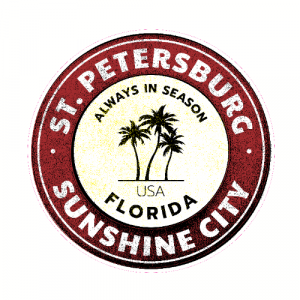 St. Petersburg Sunshine City Florida Decal - U.S. Customer Stickers