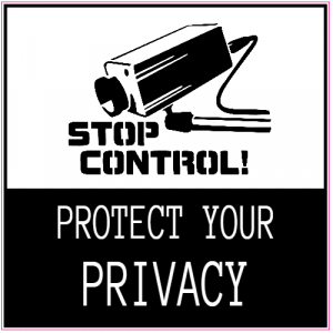 Stop Control Privacy Sticker - U.S. Custom Stickers