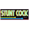 Stunt Cock Retro Sticker - U.S. Custom Stickers