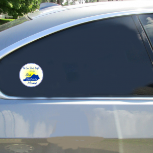 Sun Shines Bright Kentucky Home Sticker - Car Decals - U.S. Custom Stickers