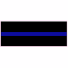 Support Police Blue Line Bumper Sticker - U.S. Custom Stickers