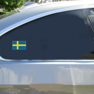 Swedish Flag Sweden Sticker - Car Decals - U.S. Custom Stickers