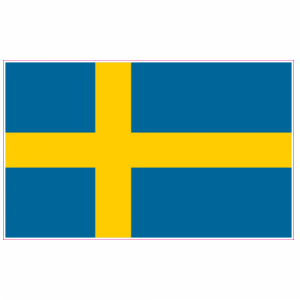 Swedish Flag Sweden Sticker - U.S. Custom Stickers