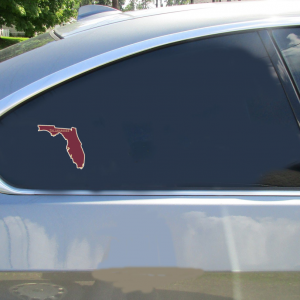 Tallahassee Florida Shaped Sticker - Car Decals - U.S. Custom Stickers