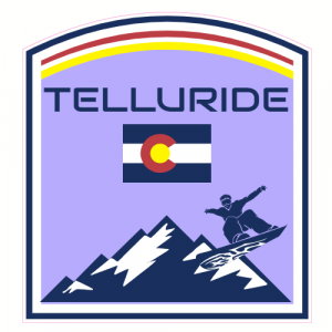 Telluride Colorado Snowboard Decal - U.S. Customer Stickers