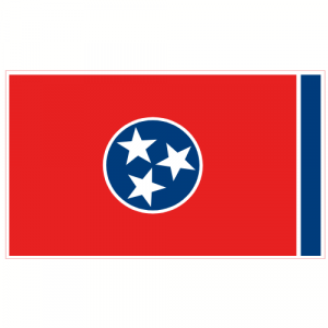 Tennessee Flag Decal - U.S. Customer Stickers