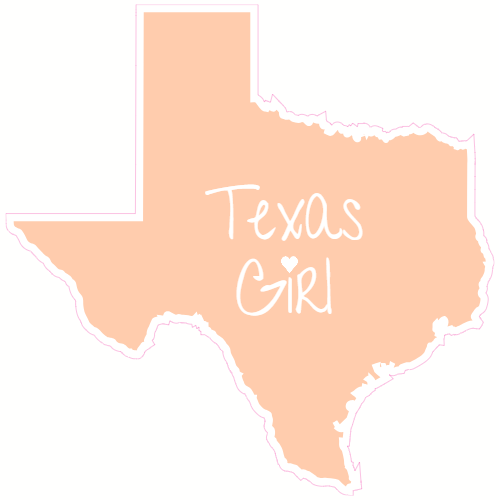 Texas Girl State Sticker - U.S. Custom Stickers