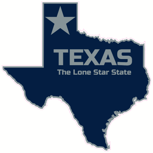 Texas Lone Star State Decal - U.S. Customer Stickers