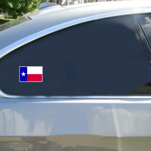Texas State Flag Sticker - Car Decals - U.S. Custom Stickers