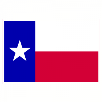 Texas State Flag Decal - U.S. Customer Stickers