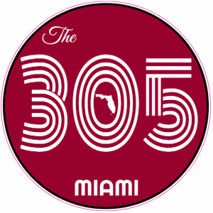 The 305 Miami Circle Decal - U.S. Customer Stickers