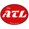 The ATL Atlanta Georgia Red Oval Decal - U.S. Custom Stickers