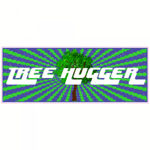 Tree Hugger Hippie Decal - U.S. Customer Stickers