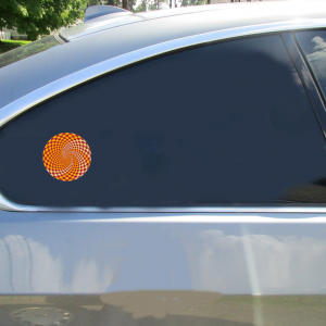 Trippy Psychedelic Circle Sticker - Car Decals - U.S. Custom Stickers
