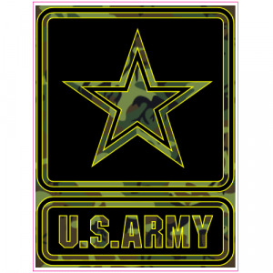U.S. Army Camouflage Sticker - U.S. Custom Stickers