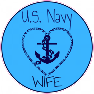 U.S. Navy Wife Sticker - U.S. Custom Stickers