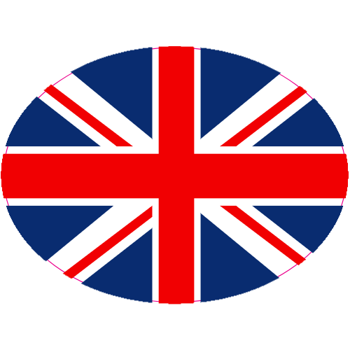 Union Jack Flag Sticker Great Britain Grunge Decal Vintage Oval 