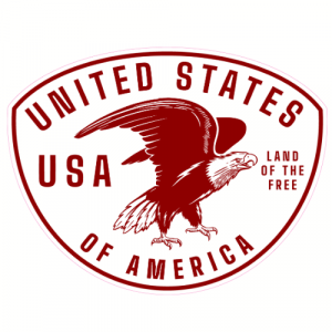 United States Eagle Land of Free Decal - U.S. Customer Stickers