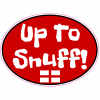 Up To Snuff English Flag Oval Decal - U.S. Customer Stickers